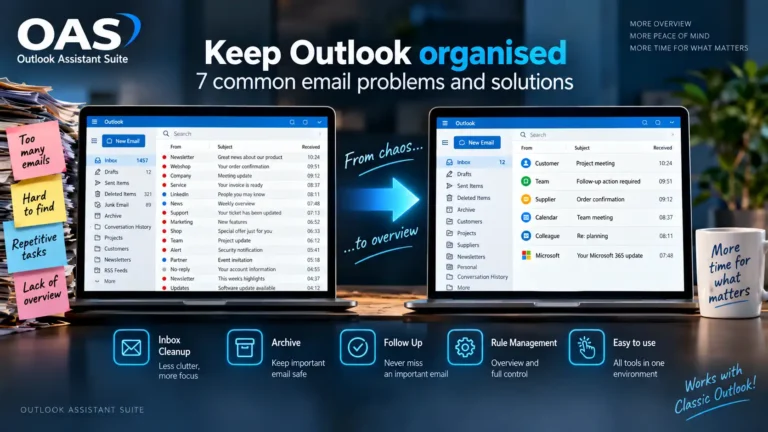 Organize Outlook with OAS – Outlook Assistant Suite